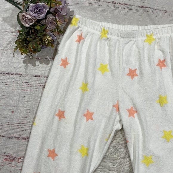 Wildfox Star Graphic Baggy Fleece Lounge High Rise Joggers - Picture 6 of 10